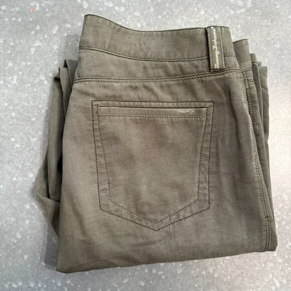 Tommy Bahama Olive Green Casual Pants - Size 32x34 - Picture 2 of 11